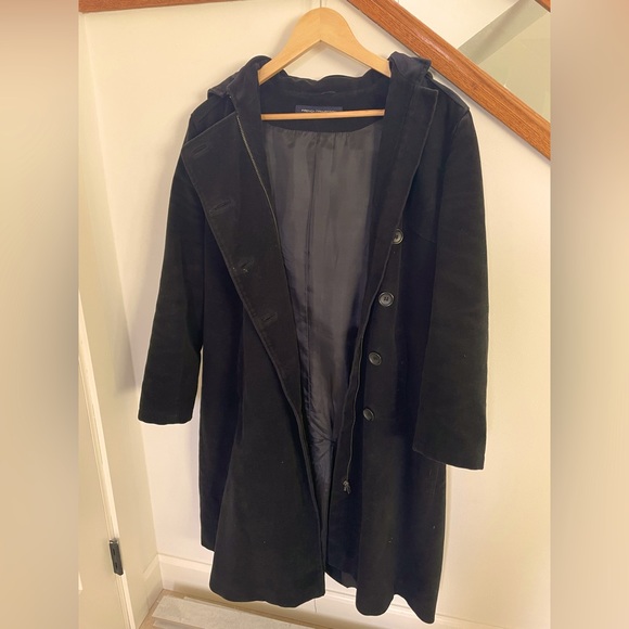 Black French Connection Coat - size 10 - Picture 3 of 3
